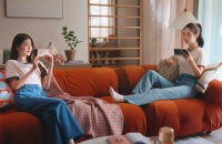 SK Telecom commercial feature AI human to promote content platform
