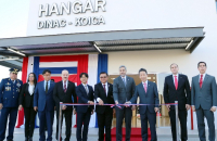 Airplane hangar built in Heart of S.America by KOICA